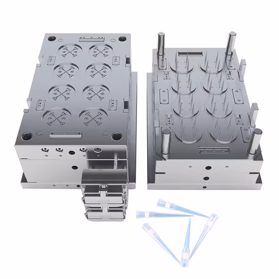 Molde de injeção de plástico de câmara fria / quente / molde para máquina de cortina úmida de moldagem por injeção de refrigeração única